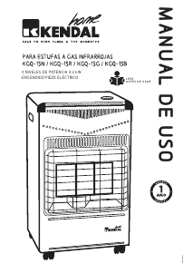 Manual de uso Kendal KCQ-15R Calefactor