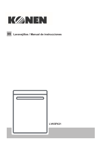 Manual de uso Konen LVK5PX21 Lavavajillas