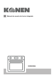 Manual de uso Konen HOINOXBA Horno