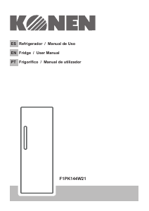 Manual Konen F1PK144W21 Frigorífico
