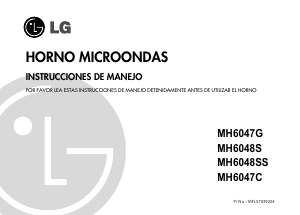 Manual de uso LG MH-6048S Microondas