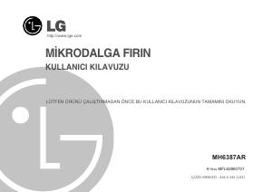 Kullanım kılavuzu LG MH-6387ARC Mikrodalga