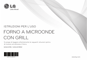 Manuale LG MH6349BS Microonde