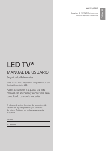 Manual de uso LG 65UQ751C0LF Televisor de LED