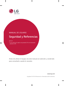 Manual de uso LG 43UU640C Televisor de LED