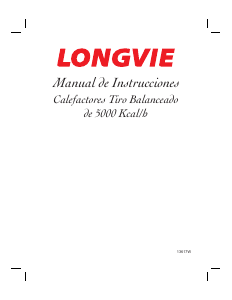Manual de uso Longvie EBA5 Calefactor