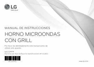 Manual de uso LG MH6382BB Microondas