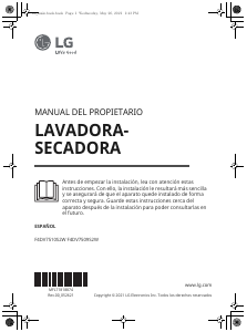 Manual de uso LG F4DV7510S2W Lavasecadora