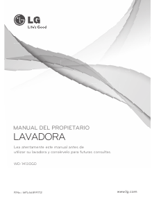 Manual de uso LG WD-14130GD Lavadora