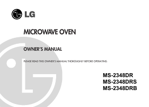 Handleiding LG MS-2348DRS Magnetron