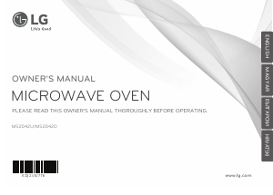 Handleiding LG MS2042D Magnetron