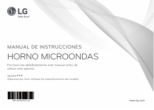 Manual de uso LG MS2042D Microondas