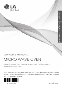 Manual LG MS2339B Microwave