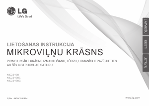 Rokasgrāmata LG MS2349HS Mikroviļņu krāsns