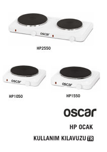 Kullanım kılavuzu Oscar HP1550 Ocak