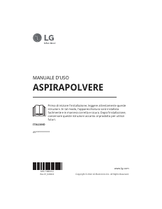 Manuale LG A9K-ULTRA1V Aspirapolvere