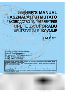 Priručnik LG V-KC561HEU Usisavač