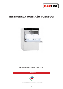 Instrukcja Redfox QQI 37P Zmywarka