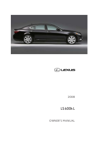 Handleiding Lexus LS 600h (2008)