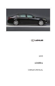 Handleiding Lexus LS 600h (2009)