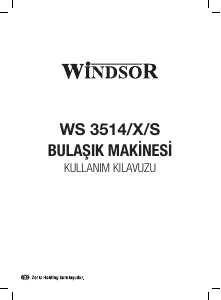 Kullanım kılavuzu Windsor WS3514X Bulaşık makinesi