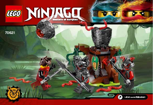Käyttöohje Lego set 70621 Ninjago Punainen hyökkäys