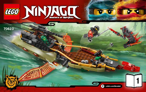 Käyttöohje Lego set 70623 Ninjago Kohtalon varjo