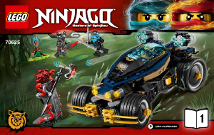 Bedienungsanleitung Lego set 70625 Ninjago Samurai Turbomobil