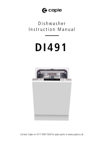 Manual Caple Di491 Dishwasher