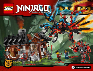 Käyttöohje Lego set 70627 Ninjago Lohikäärmepaja