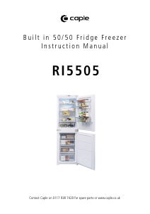 Handleiding Caple RI5505 Koel-vries combinatie