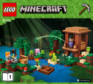 Bruksanvisning Lego set 21133 Minecraft Häxstugan