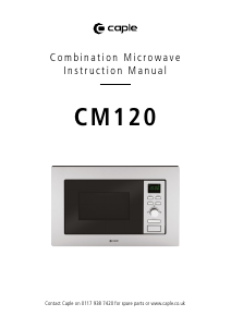 Handleiding Caple CM120 Magnetron