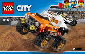 Käyttöohje Lego set 60146 City Stunttiauto