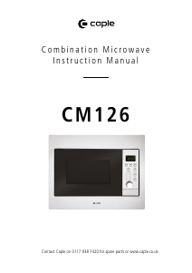 Handleiding Caple CM126 Magnetron