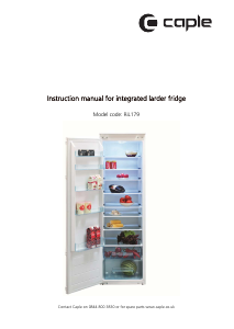 Manual Caple RIL179 Refrigerator