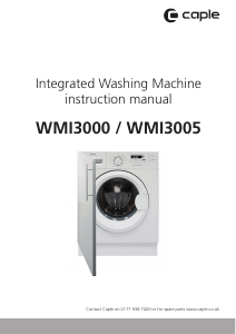 Manual Caple WMI3005 Washing Machine