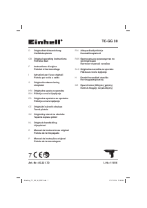 Manual de uso Einhell TC-GG 30 Pistola para pegar