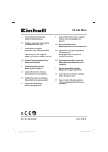 Manual Einhell TE-CG 18 Li Pistol de lipit