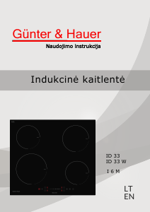 Manual Günther & Hauer ID 33 W Hob