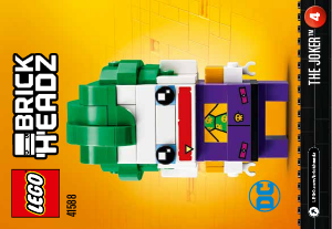 Manual de uso Lego set 41588 Brickheadz The Joker