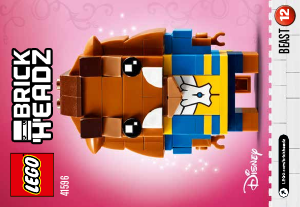 Manual Lego set 41596 Brickheadz Beast