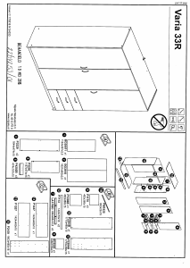 Manual Leen Bakker Varia (171x146x50) Roupeiro