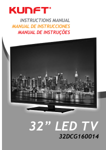 Manual Kunft 32DCG160014 Televisor LED