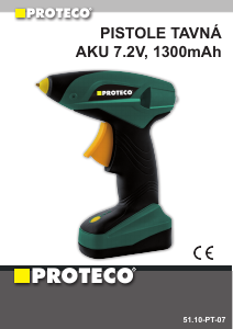 Manuál Proteco 51.20-PT-07 Lepící pistole
