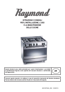 Manuale Raymond CGT855 GX Cucina