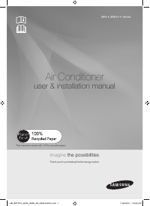 Manual Samsung AR18JRSDTWKXME Air Conditioner
