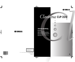 Handleiding Yamaha Clavinova CLP-220 Digitale piano