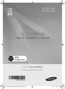 Manual Samsung AR18HPFSDWKXSG Air Conditioner