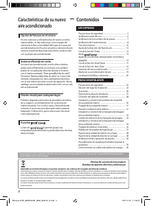 Manual de uso Samsung AQ18UGAX Aire acondicionado